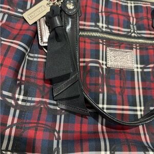 Coach Tartan Poppy Tote - like new!!